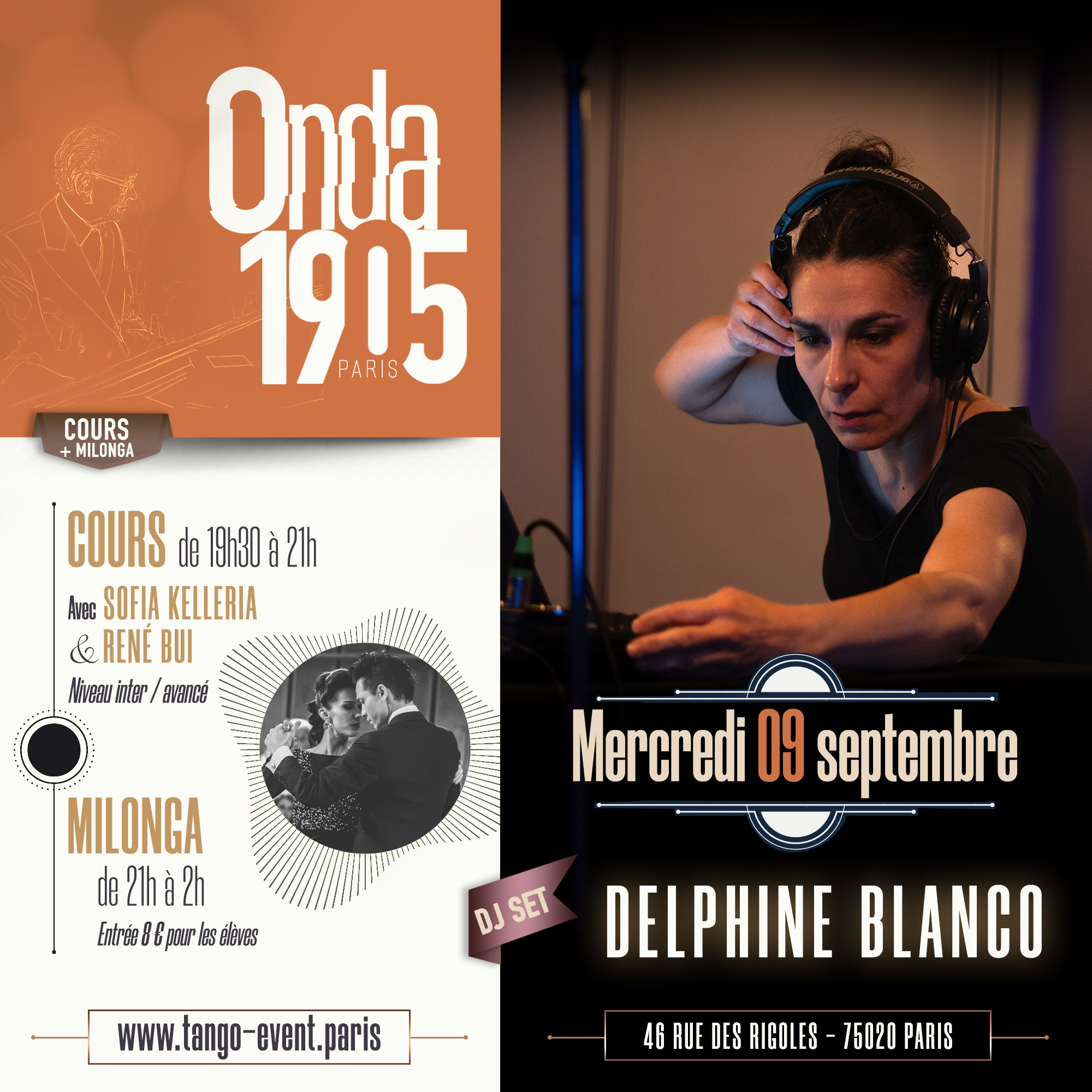 Apprenez le tango argentin avec notre formule cours + bal